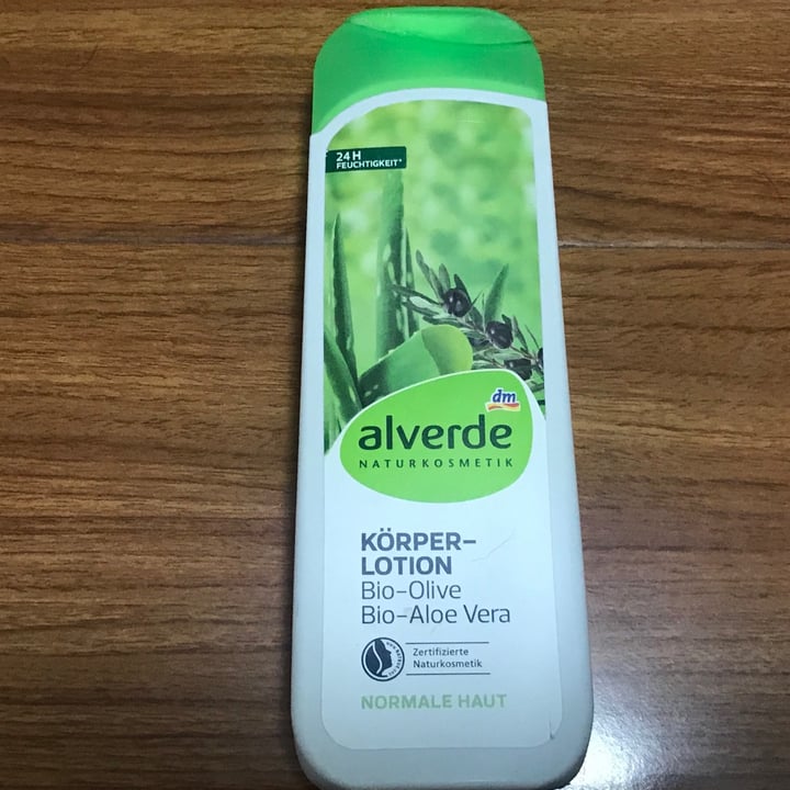 photo of Alverde Naturkosmetik Körperlotion Bio-Olive und Aloe Vera shared by @jamesfay on  28 Jun 2020 - review