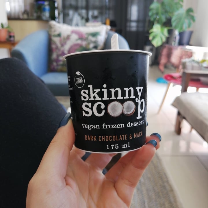 review photo of Skinny Scoop Dark Chocolate & Maca Vegan Frozen Dessert shared by @janawinters on 29 Sep 2021 - review
