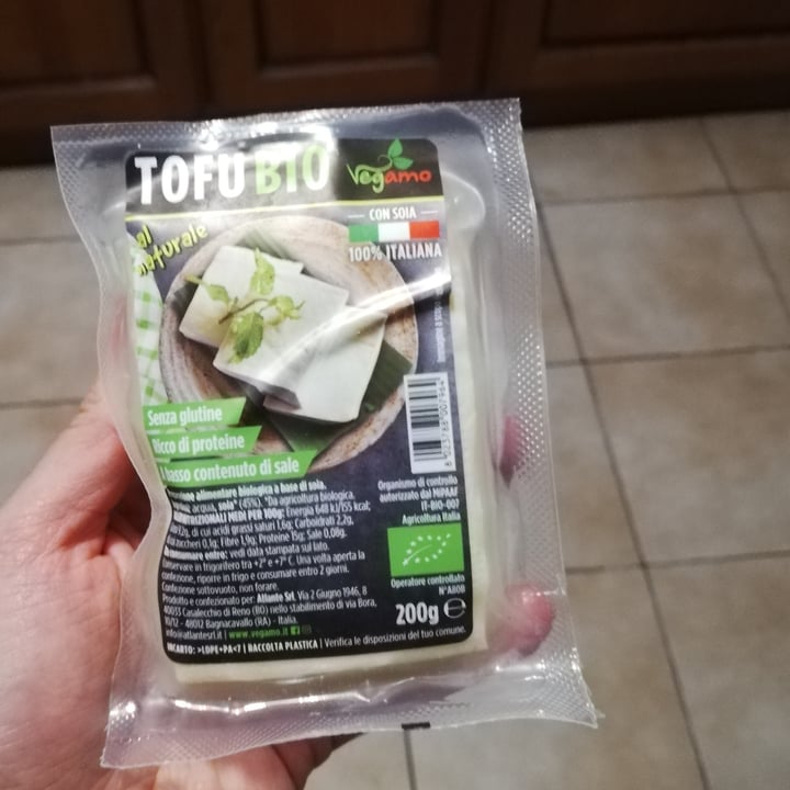 photo of Vegamo Tofu bio al naturale shared by @vxvegan on  31 Oct 2021 - review