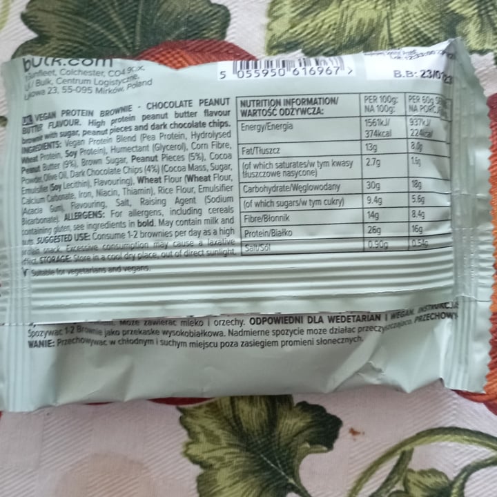 review photo of Bulk Vegan Protein Brownie shared by @camillacespi on 05 Apr 2022 - review