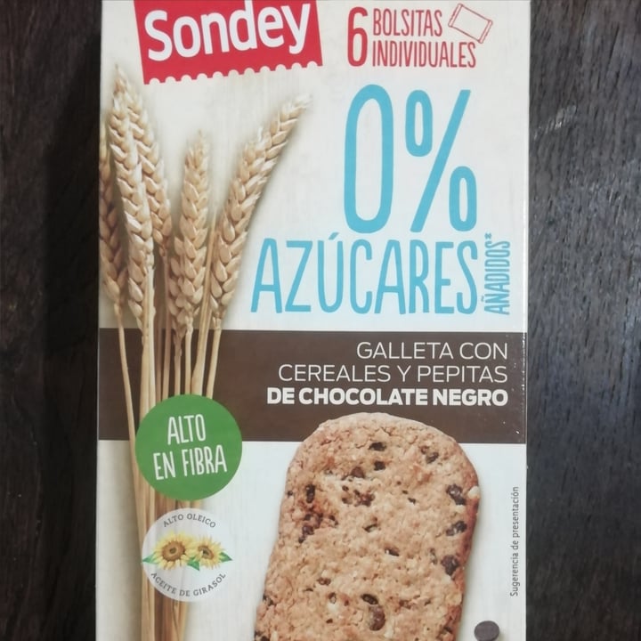 photo of Sondey Galletas con pepitas de chocolate shared by @mari111 on  12 Aug 2022 - review