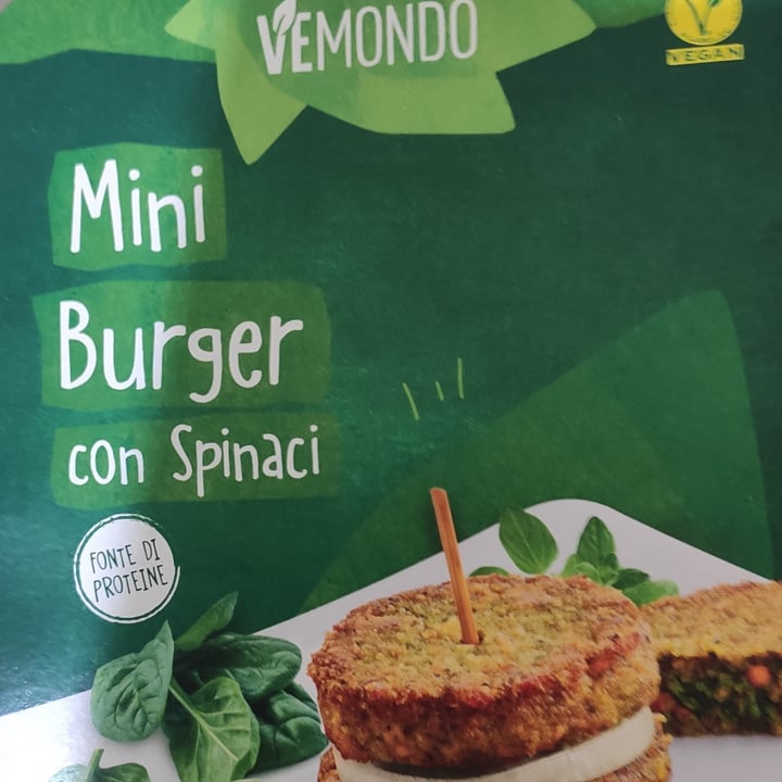 photo of Vemondo Mini burger con spinaci shared by @gabrip on  17 Mar 2022 - review