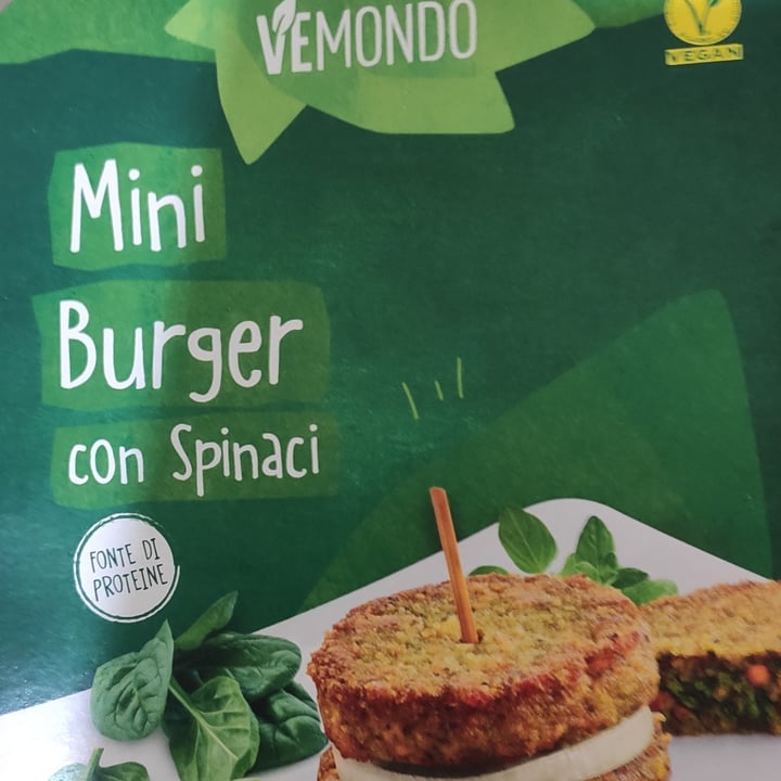 photo of Vemondo Mini burger con spinaci shared by @gabrip on  17 Mar 2022 - review