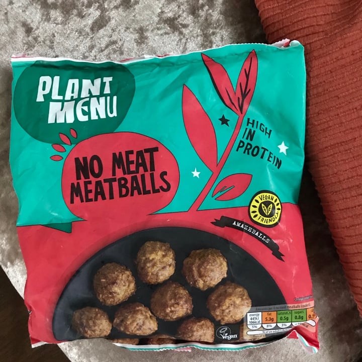 photo of Plant Menu No Meat Meatballs shared by @annmarievans on  06 Aug 2021 - review
