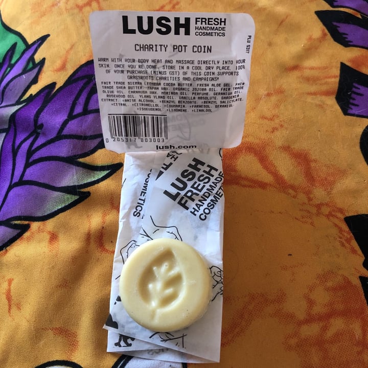 review photo of LUSH Fresh Handmade Cosmetics Charity Pot Coin Naked Body Lotion shared by @lolazmama on 15 Jul 2021 - review