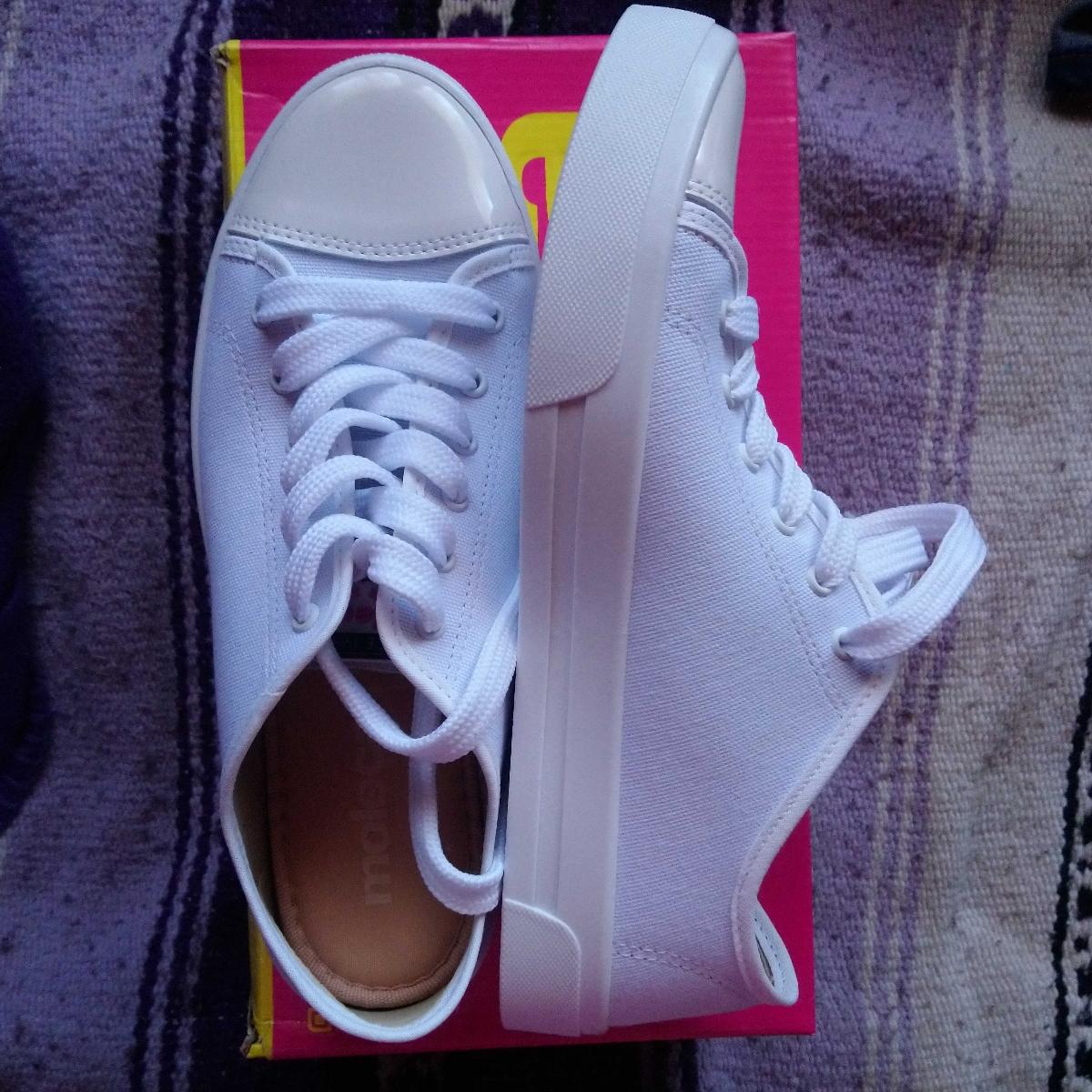 Moleca Zapatillas Blanca Lona Review abillion