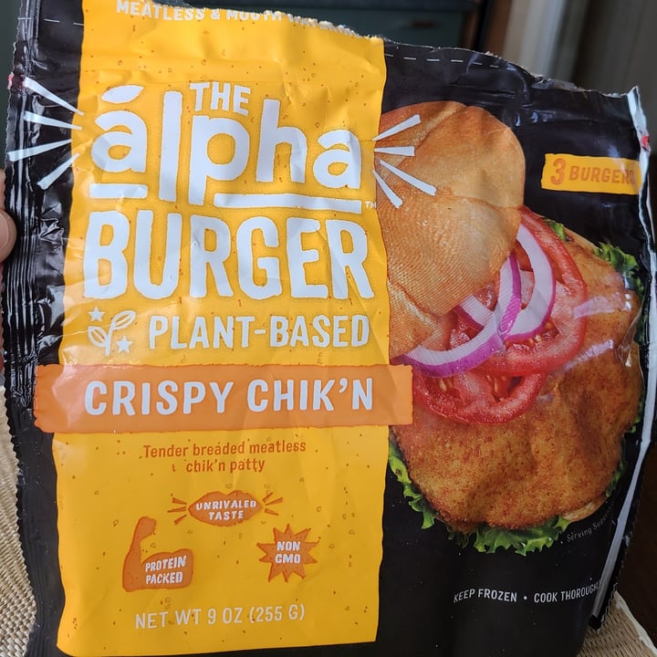 photo of Alpha Foods Crispy Chik'n Burger shared by @simpleme on  14 Jun 2022 - review