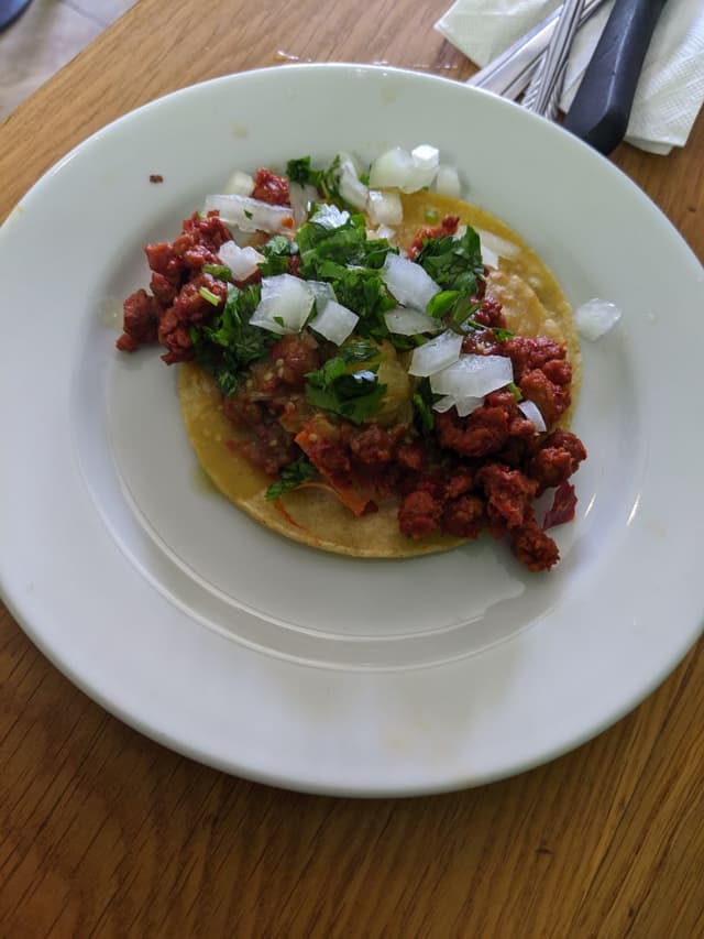 菜肴“Al Pastor Taco”的照片