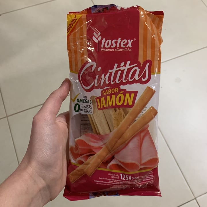 photo of Tostex Cintitas sabor jamón shared by @abelana on  21 Jul 2020 - review