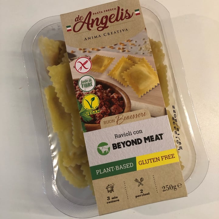 review photo of De Angelis Pasta Fresca Ravioli con Beyond Meat shared by @eliemme on 08 Dec 2022 - review