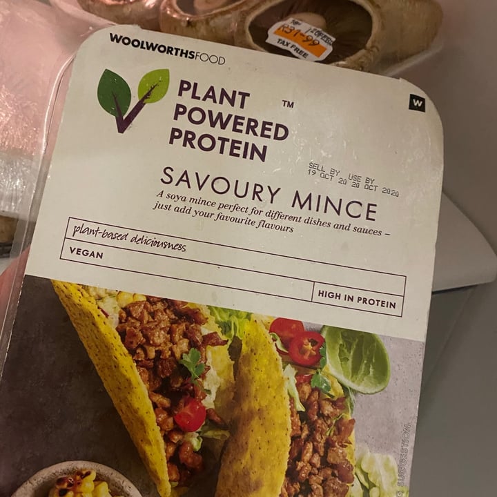 photo of Woolworths Food Plant Powered Protein Savoury Mince shared by @bianca1701 on  17 Feb 2021 - review