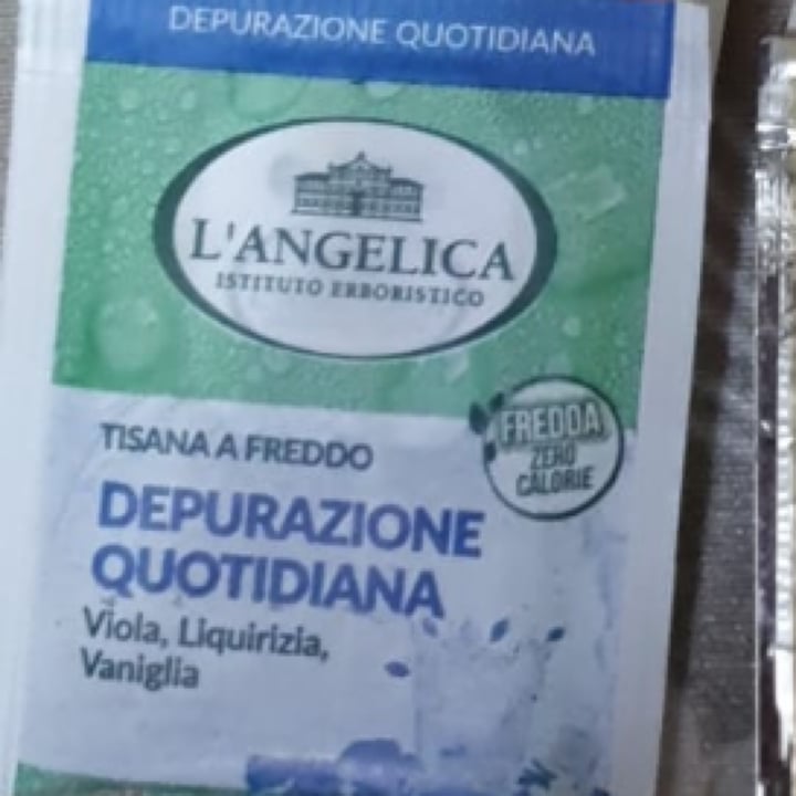 photo of L'angelica Tisana a freddo depurazione quotidiana shared by @cetpatx on  23 Mar 2022 - review