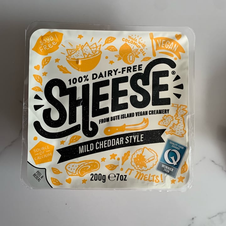 photo of Sheese Mild Cheddar Style shared by @lamaryvegana on  19 Aug 2022 - review