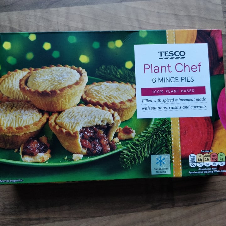 photo of Tesco Plant Chef 6 mince pies shared by @amucallinz on  04 Jan 2021 - review