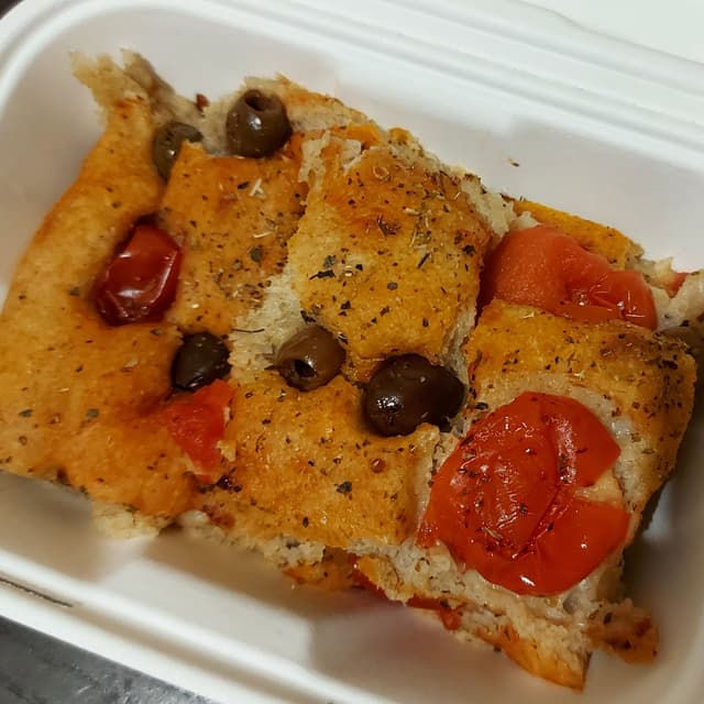 Photo of the dish “Focaccia Barese di grani antichi”