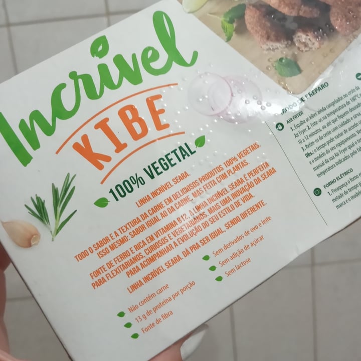 review photo of Incrível - Seara kibe shared by @biancaribeiro on 15 Dec 2021 - review