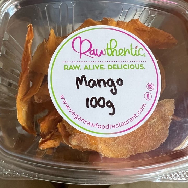 photo of Rawthentic Eatery Dried Mango shared by @veganmika on  11 Jul 2022 - review