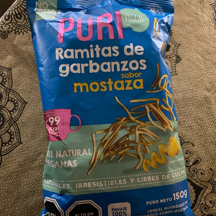 photo of Puri Pop Ramitas de garbanzos sabor mostaza shared by @martusalgado on  27 Jun 2022 - review