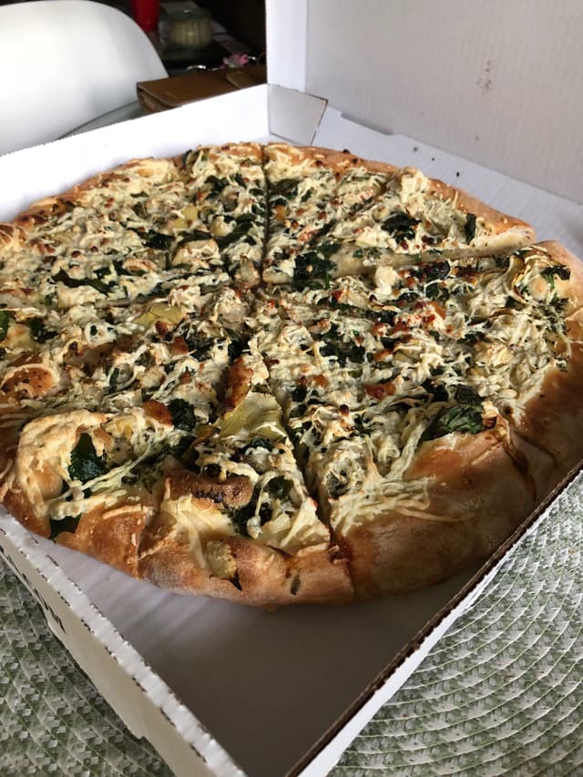 Photo of the dish “Vegan Pesto Pizza”