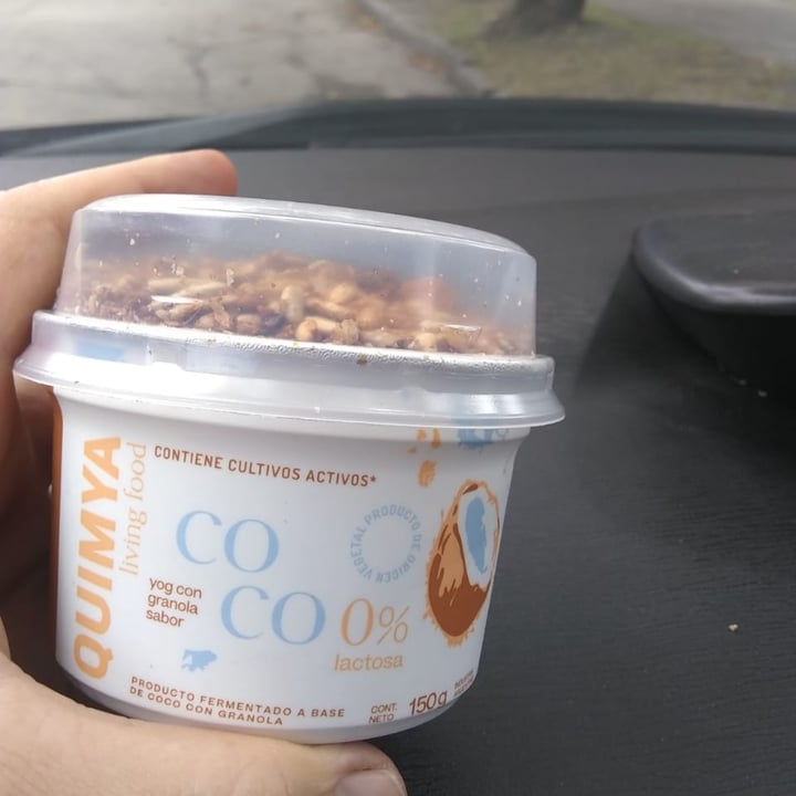 review photo of Quimya Yogurt con Granola sabor Coco shared by @adriansupervegan on 08 Mar 2021 - review
