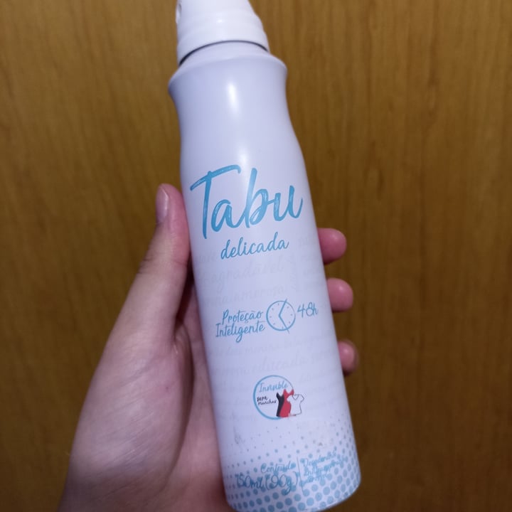 photo of Tabu Desodorante antitranspirante aerosol shared by @lorraynemenezes on  17 Mar 2022 - review
