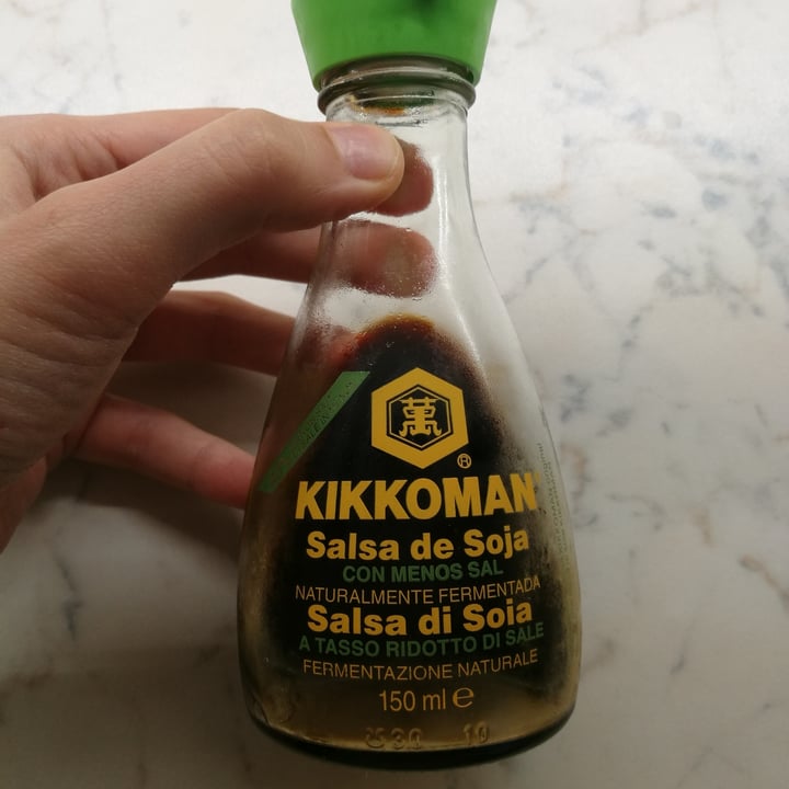 photo of Kikkoman Less Sodium Soy Sauce shared by @veglife95 on  26 Oct 2021 - review