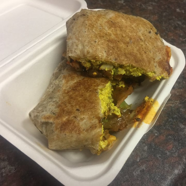 photo of The Fussy Vegan Breakfast Burrito shared by @thammyj on  09 Jan 2021 - review