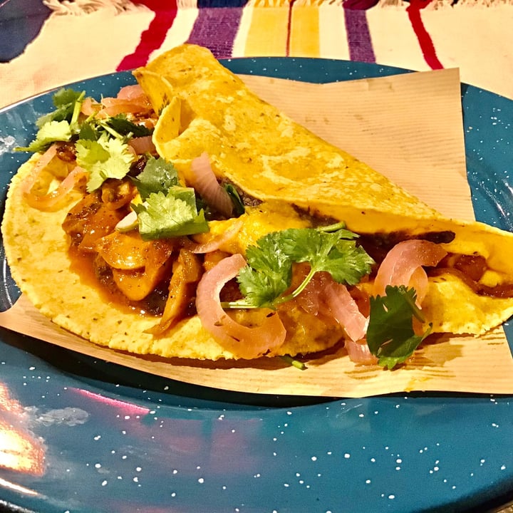 photo of Poncho TACOS Quesadilla Mushrooms Al Pastor shared by @psychophski on  21 Dec 2020 - review