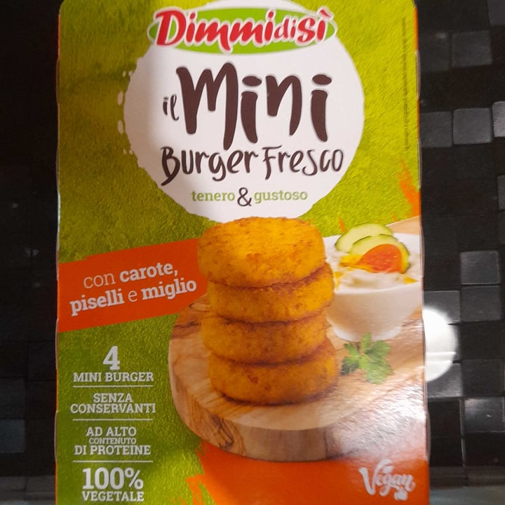photo of Dimmidisi Mini Burger Carote, Pisello E Miglio shared by @cotolettaaaaa on  23 Aug 2022 - review