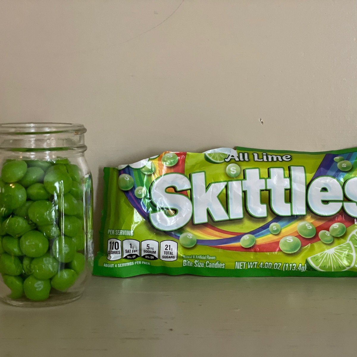 Lime skittles store