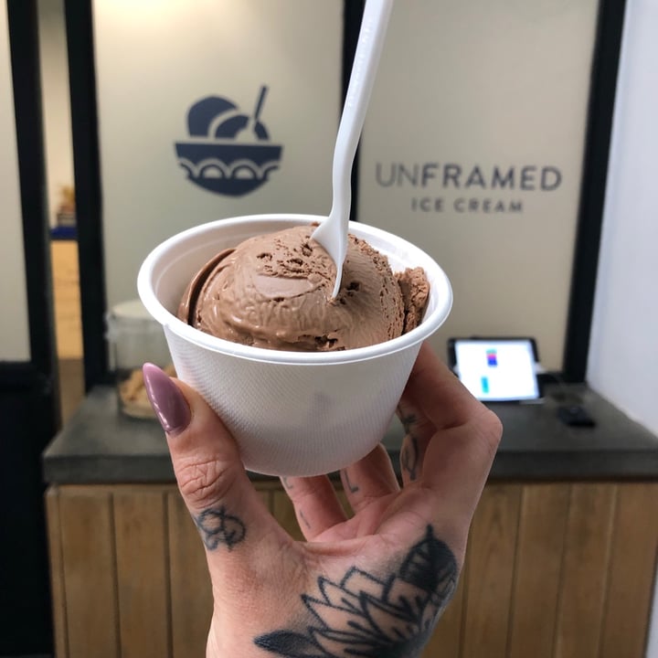 photo of Unframed Ice Cream Vegan Salted Chocolate shared by @flowerstastebad on  24 Aug 2021 - review