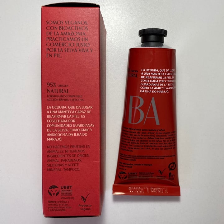 review photo of Natura Crema para manos Ekos Ucuuba shared by @camivaglica on 20 Jul 2021 - review
