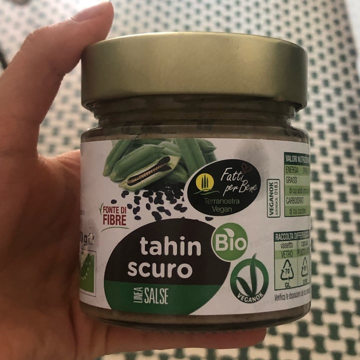 photo of Fatti per bene terranostra vegan Tahin scuro shared by @d413n on  12 May 2022 - review