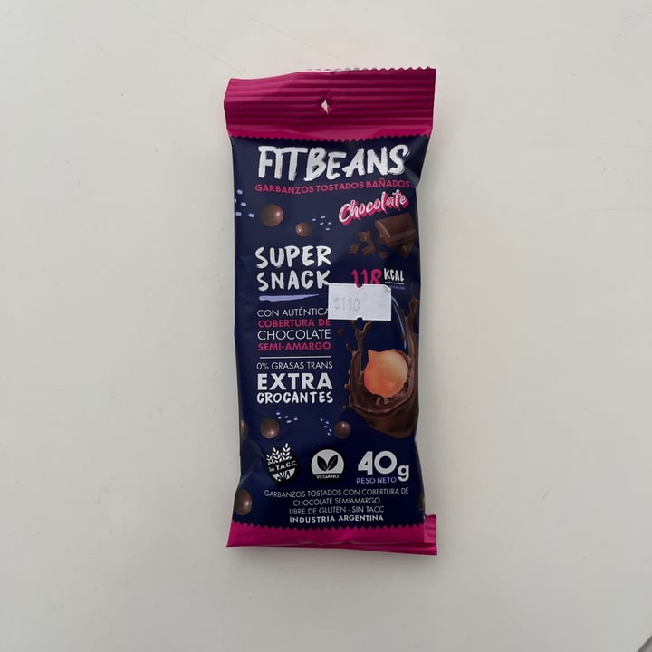 photo of Fitbeans Garbanzos tostados bañados de chocolate shared by @lusantin on  03 Sep 2022 - review