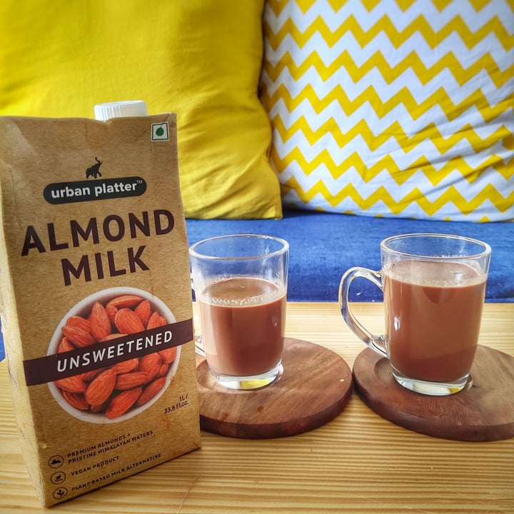 review photo of Urban Platter Almond Milk shared by @myvegantale on 06 Jan 2021 - review