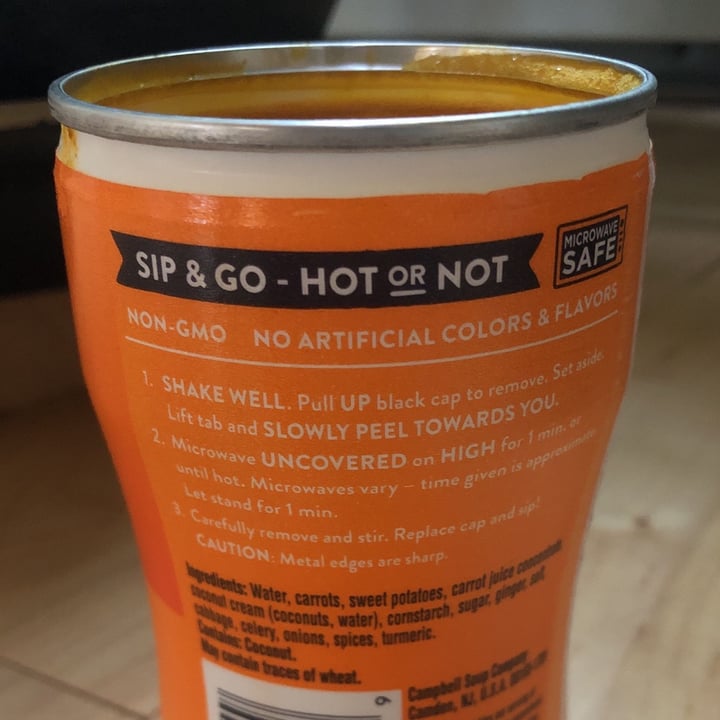 review photo of Campbell's Well Yes Harvest Carrot & Ginger Sipping Soup shared by @garen7 on 14 Nov 2021 - review