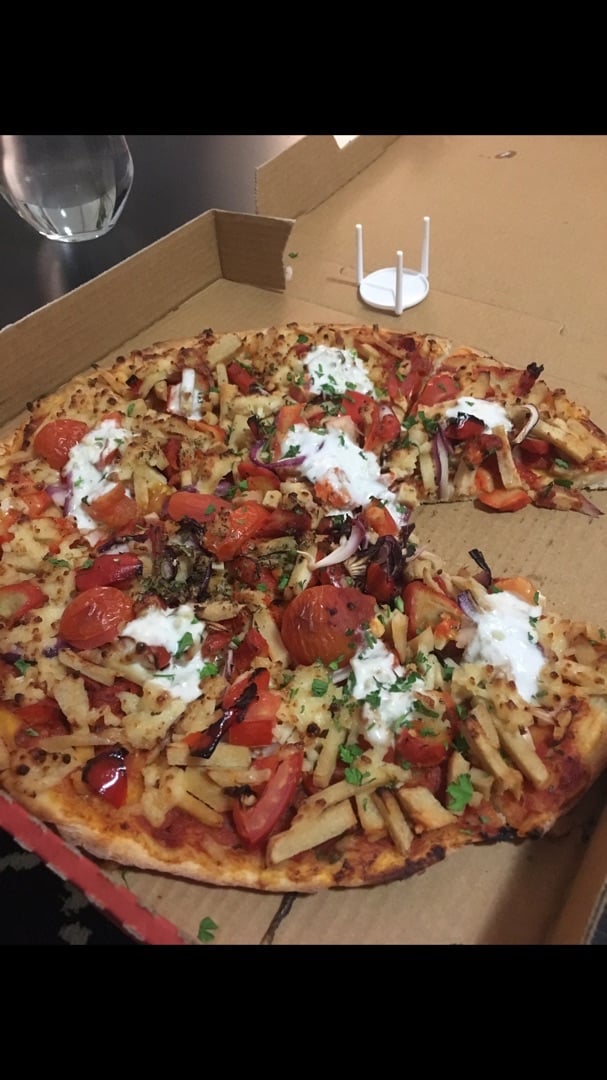 review photo of Pep's Pizza Chicken Yiros Pizza shared by @taylorwhitington on 01 Feb 2020 - review