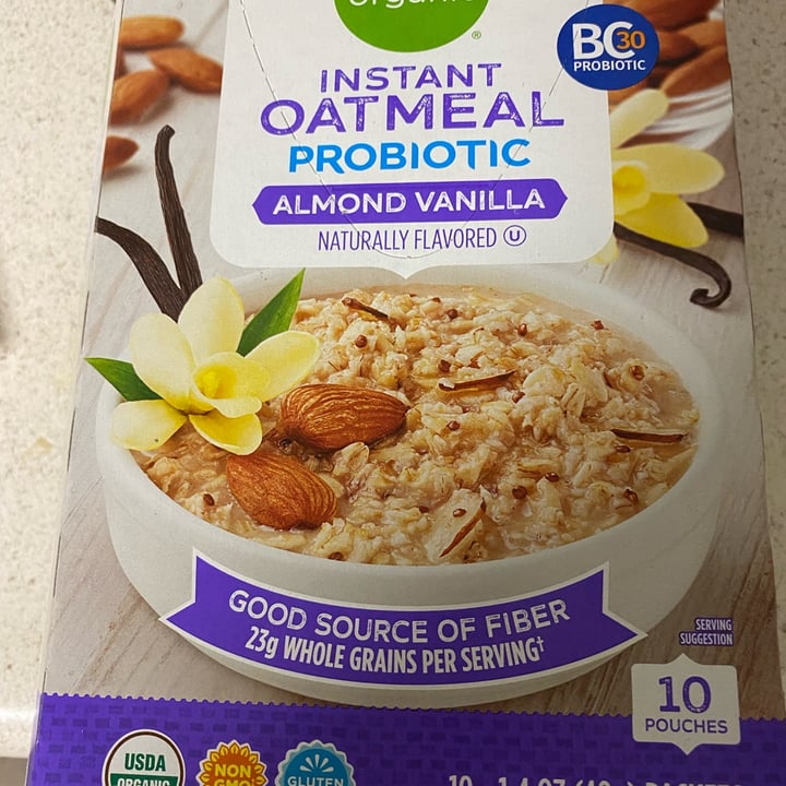 review photo of Simple Truth Probiotic Almond And Vanilla Instant Oatmeal shared by @isogrrrl on 03 Jul 2022 - review