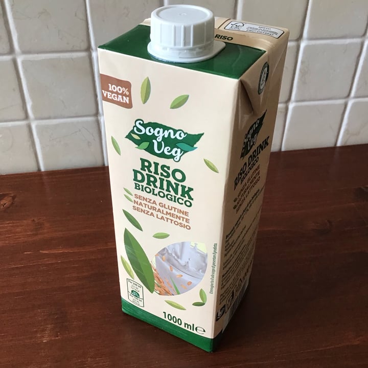 photo of Sogno veg Riso drink biologico shared by @soloag on  31 Mar 2022 - review