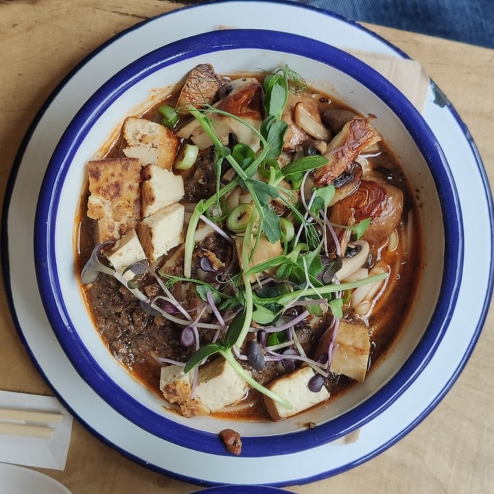 photo of Okra Miso Mushroom Noodle Bowl shared by @eneriagebod on  15 Apr 2022 - review