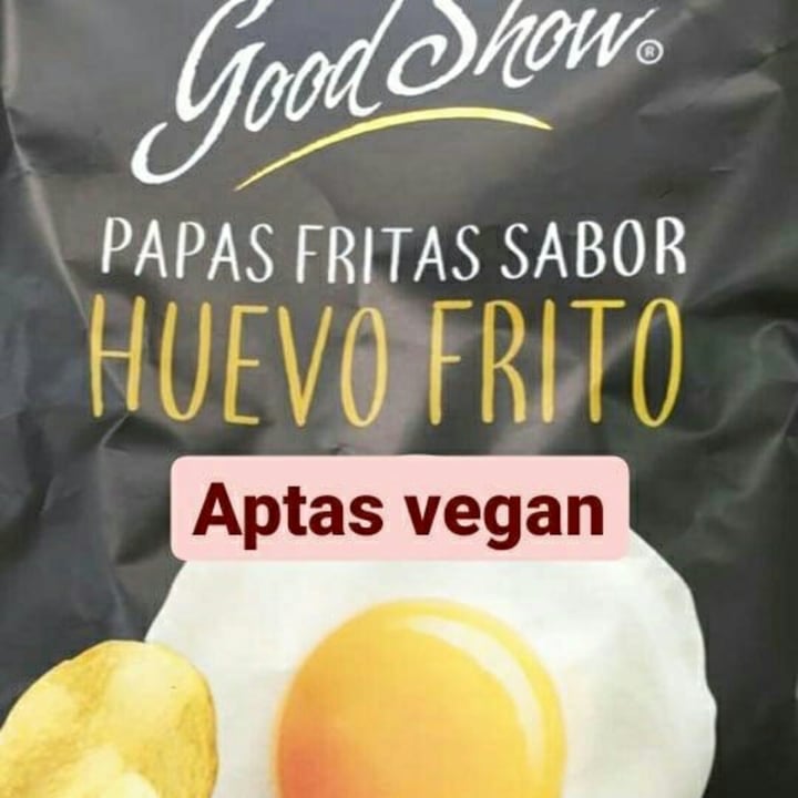 photo of Good Show Papas Fritas Sabor Huevo Frito shared by @florvegan on  03 Jun 2020 - review