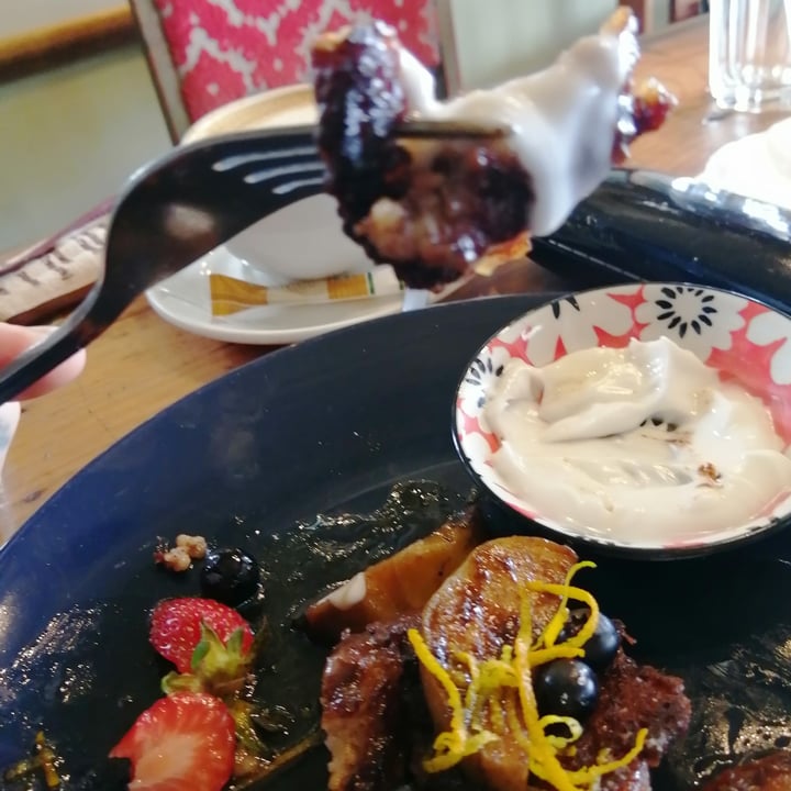 photo of Ohana Cafe Vegan Flapjacks shared by @annaruna on  21 Feb 2021 - review