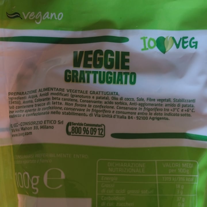 photo of ioVEG Veggie grattugiato shared by @selvatika on  21 Feb 2022 - review