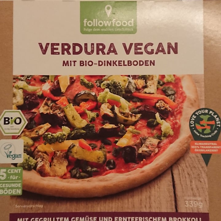 review photo of Followfood Verdura Vegan Pizza shared by @antonellaf on 26 Mar 2022 - review