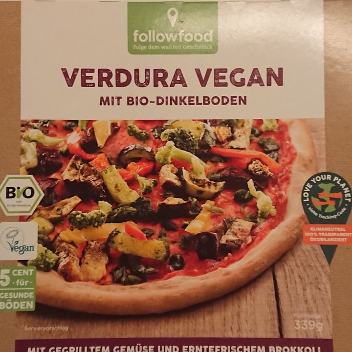 photo of Followfood Verdura Vegan Pizza shared by @antonellaf on  26 Mar 2022 - review