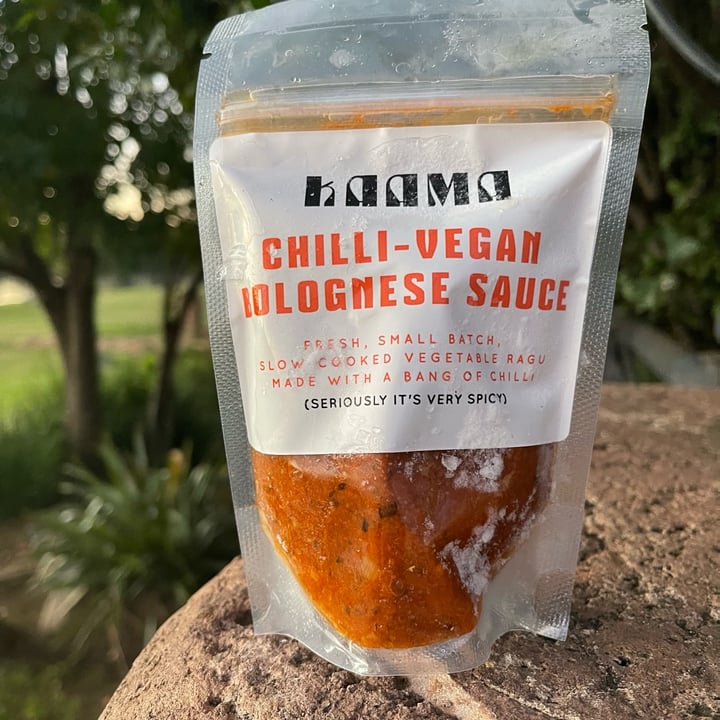 photo of Kaama Chilli vegan bolognese sauce shared by @jeanne-marie on  21 Sep 2022 - review