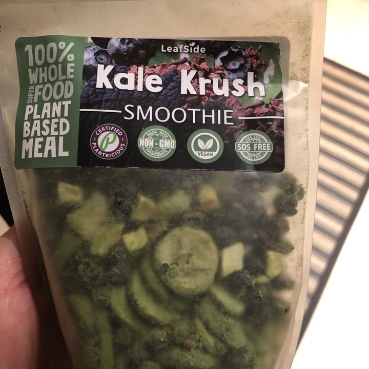 photo of Leafside Kale Crush Smoothie shared by @action4animals223 on  02 Jan 2022 - review