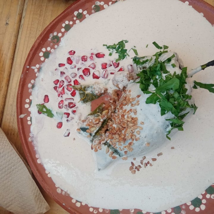 review photo of Mictlan Antojitos Veganos Chile en nogada shared by @luluna2020 on 06 Aug 2022 - review