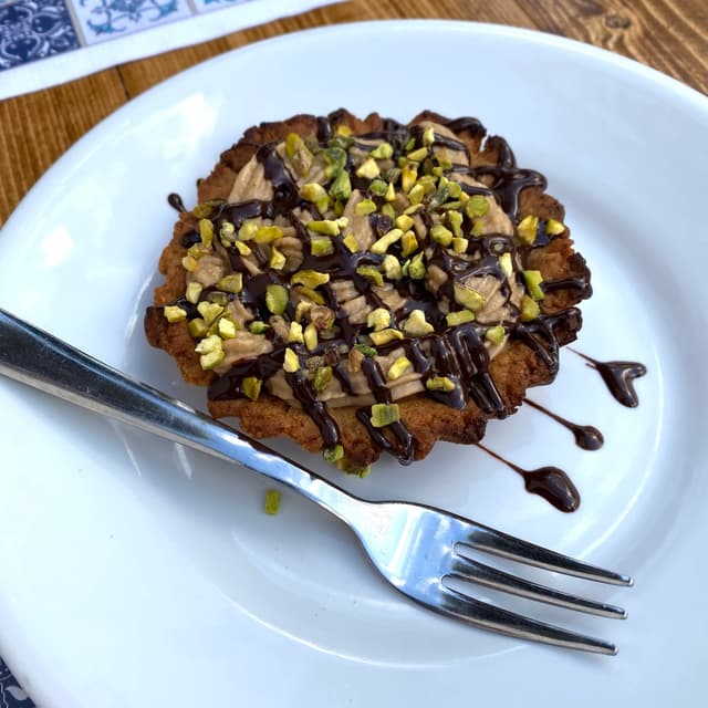 Photo of the dish “Crostatina crema e cioccolato”