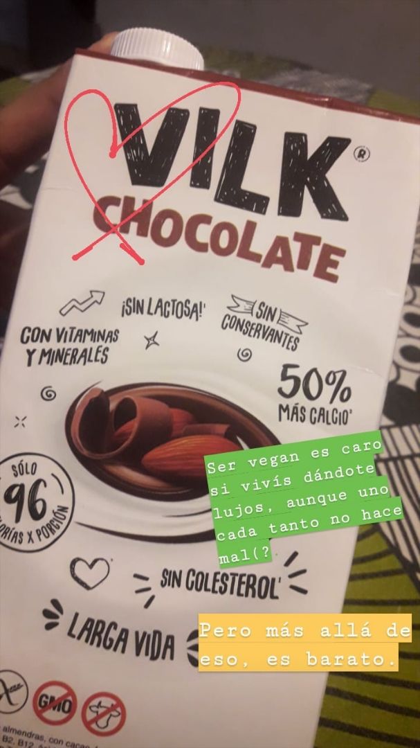 photo of Vrink Vrink Chocolate de Almendras shared by @bloomofethics on  29 Jan 2020 - review